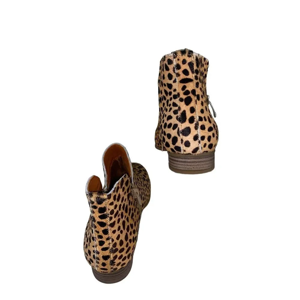Women's‎ Eric Michael, Lynx Ankle Boot Size 36 EU 6 US Leopard Boots